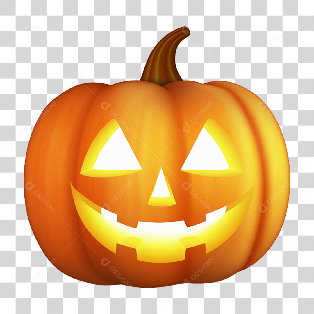 Abóbora Halloween PNG Transparente