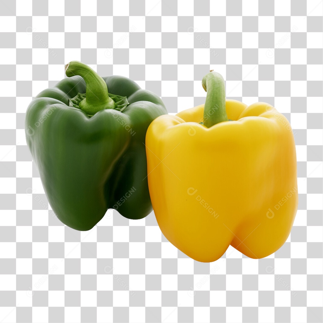 Vegetais Verduras Pimentão PNG Transparente