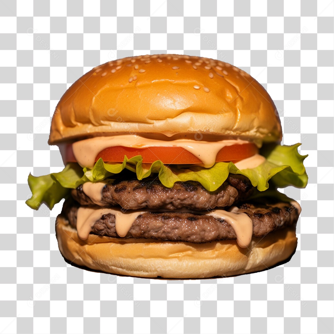 Hambúrguer Lanche Sanduiche PNG Transparente