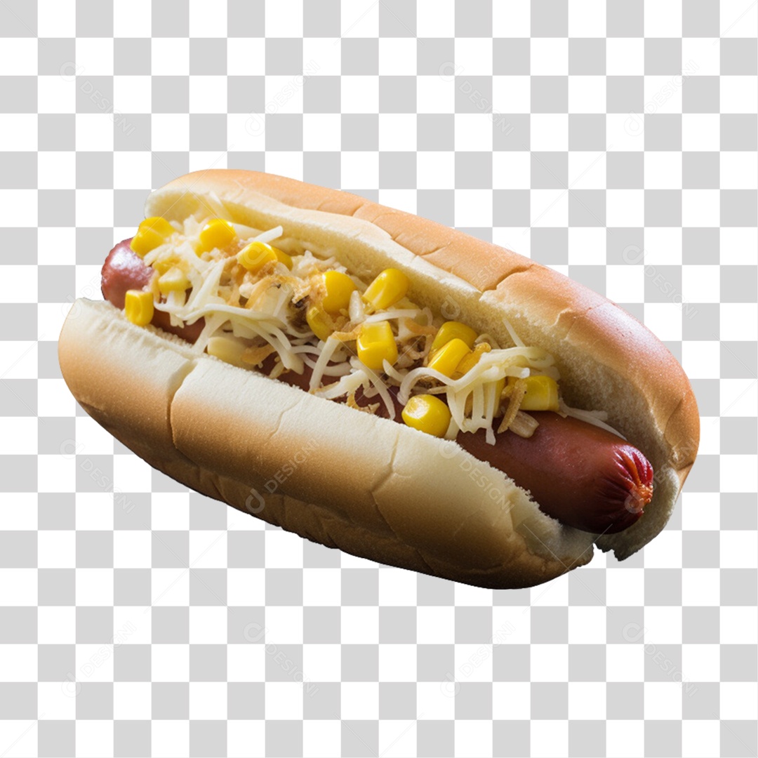 Hot-Dog Lanche PNG Transparente