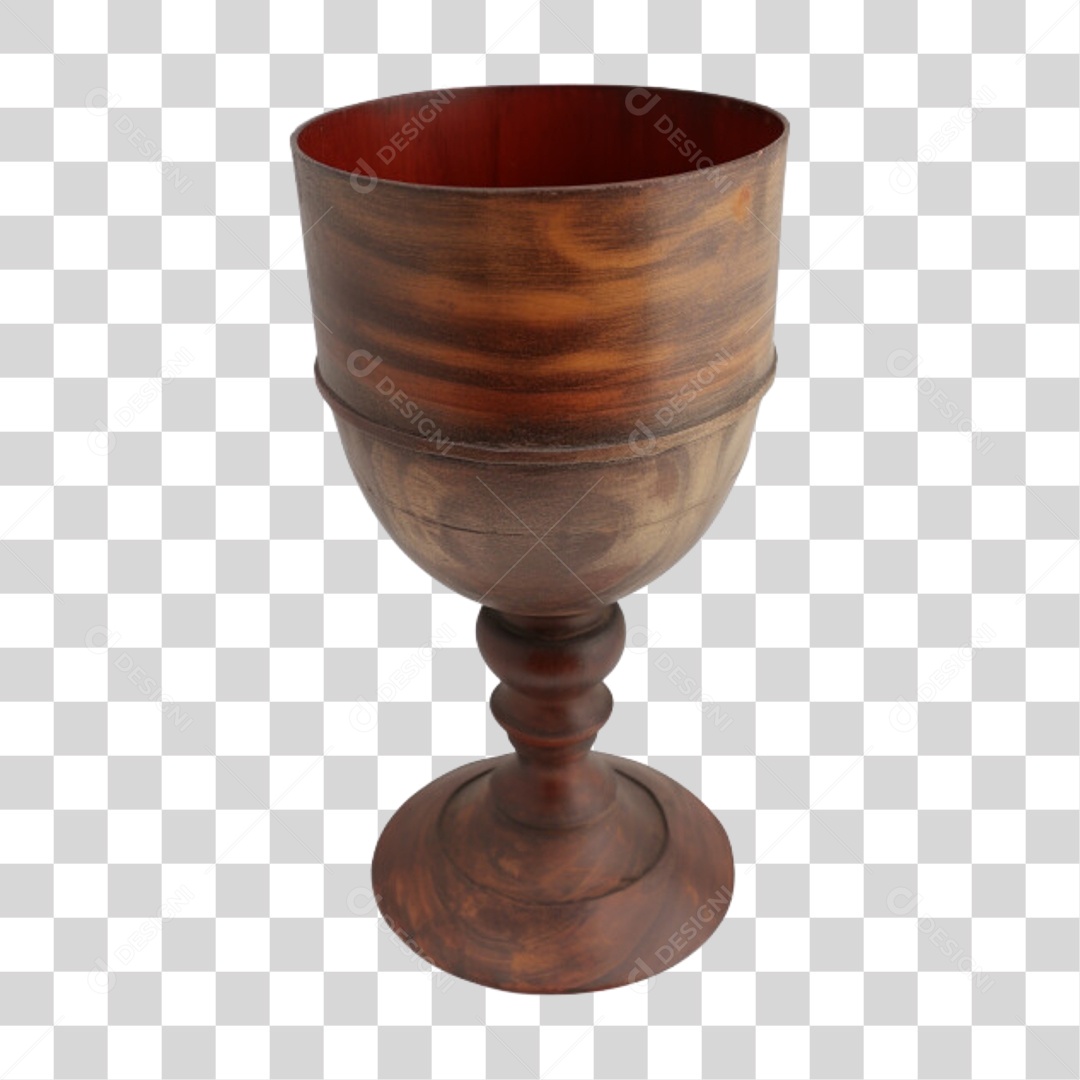 Taça de Metal PNG Transparente