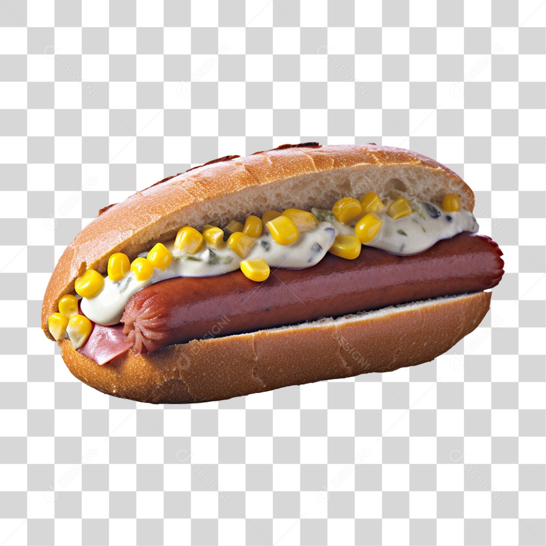 Hot-Dog Lanche PNG Transparente