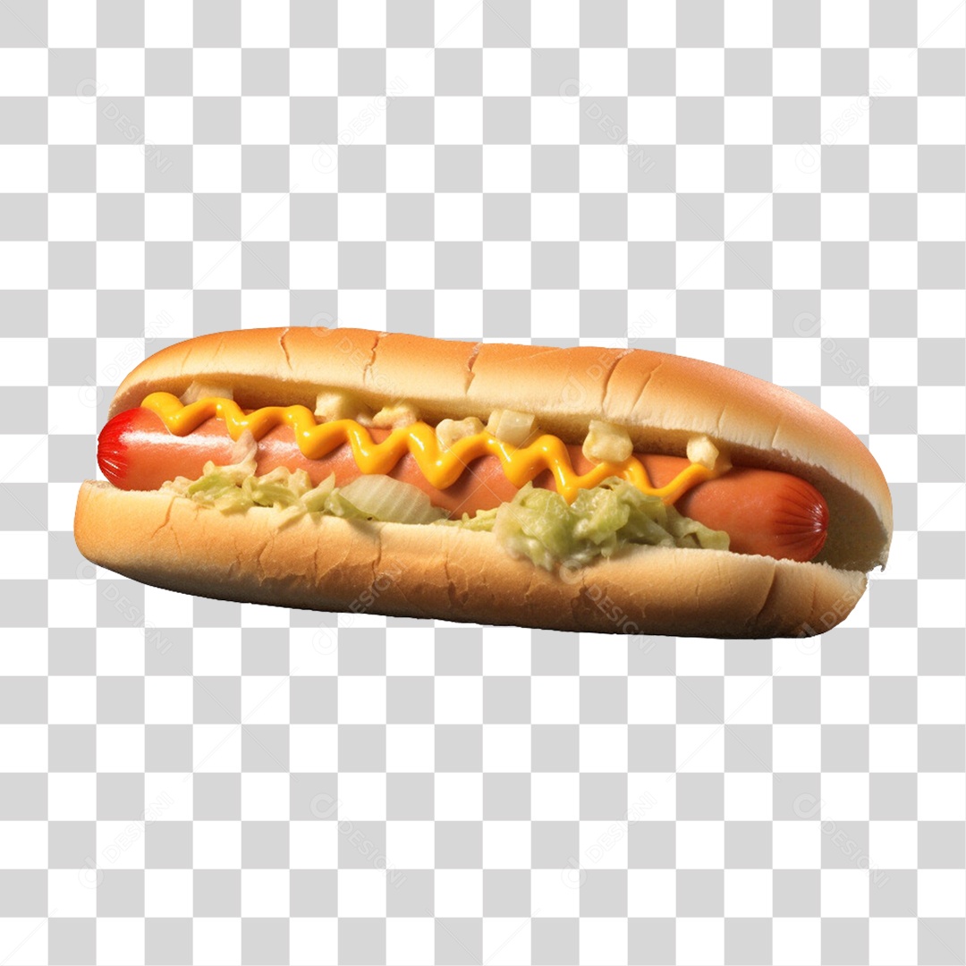 Hot-Dog Lanche PNG Transparente