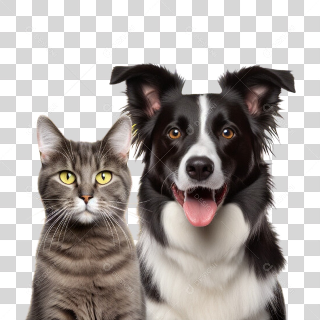 Pets Animal de Estimação Cão e Gato PNG Transparente