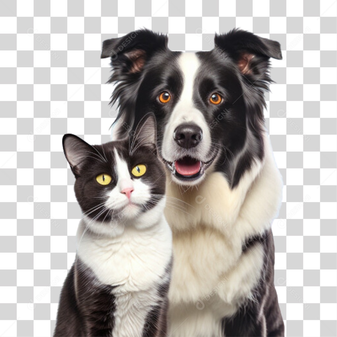 Pets Animal de Estimação Cão e Gato PNG Transparente