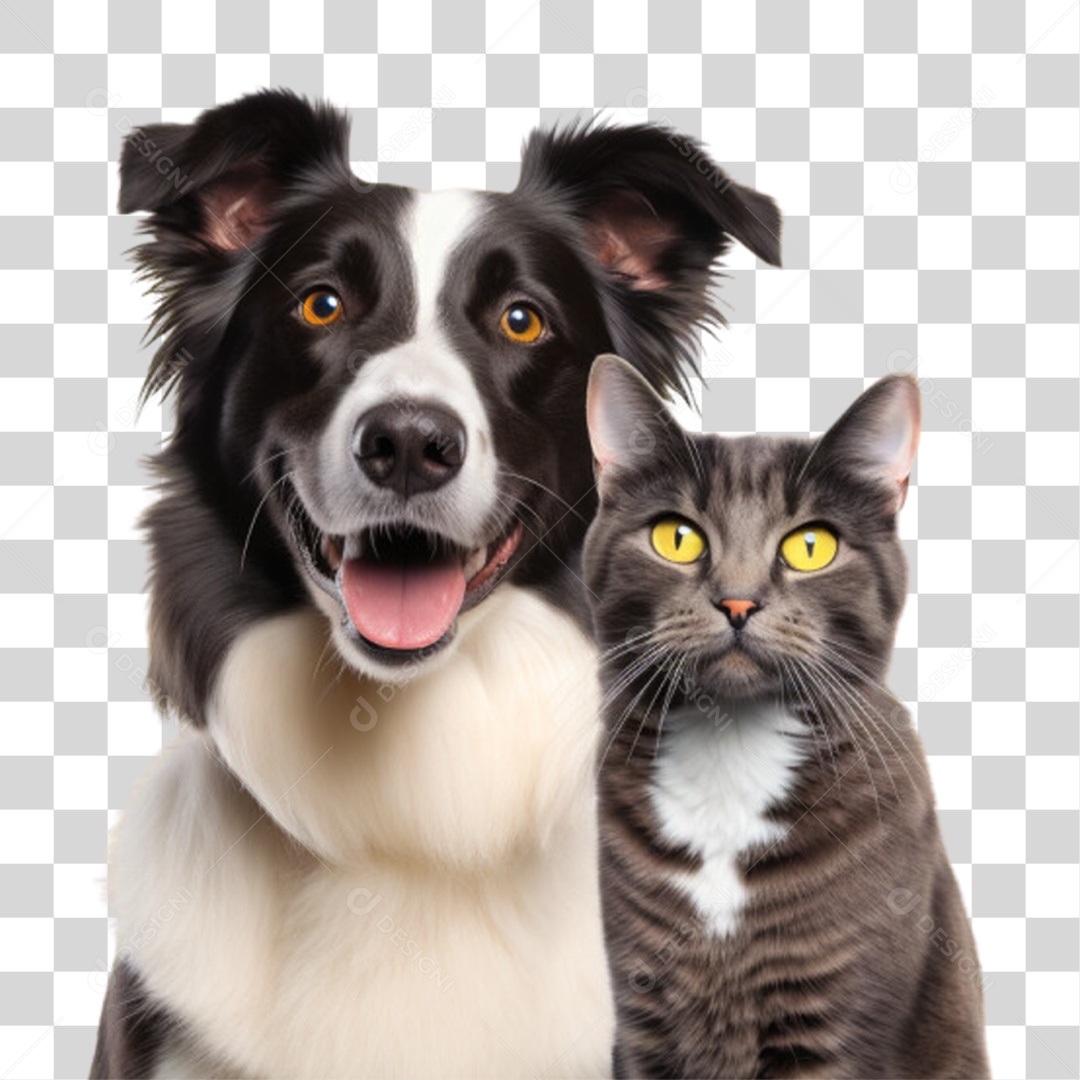 Pets Animal de Estimação Cão e Gato PNG Transparente