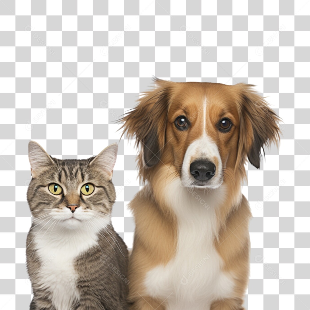 Pets Animal de Estimação Cão e Gato PNG Transparente