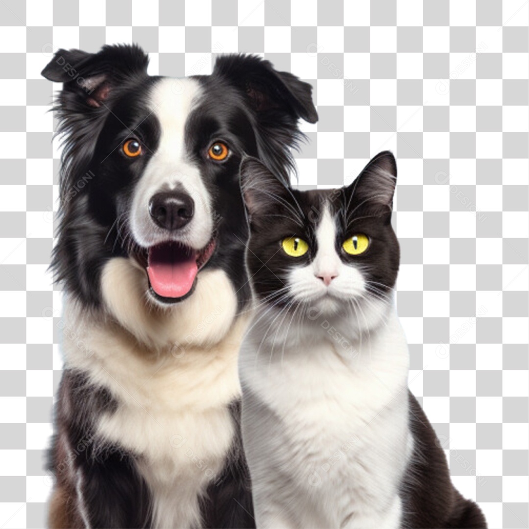 Pets Animal de Estimação Cão e Gato PNG Transparente