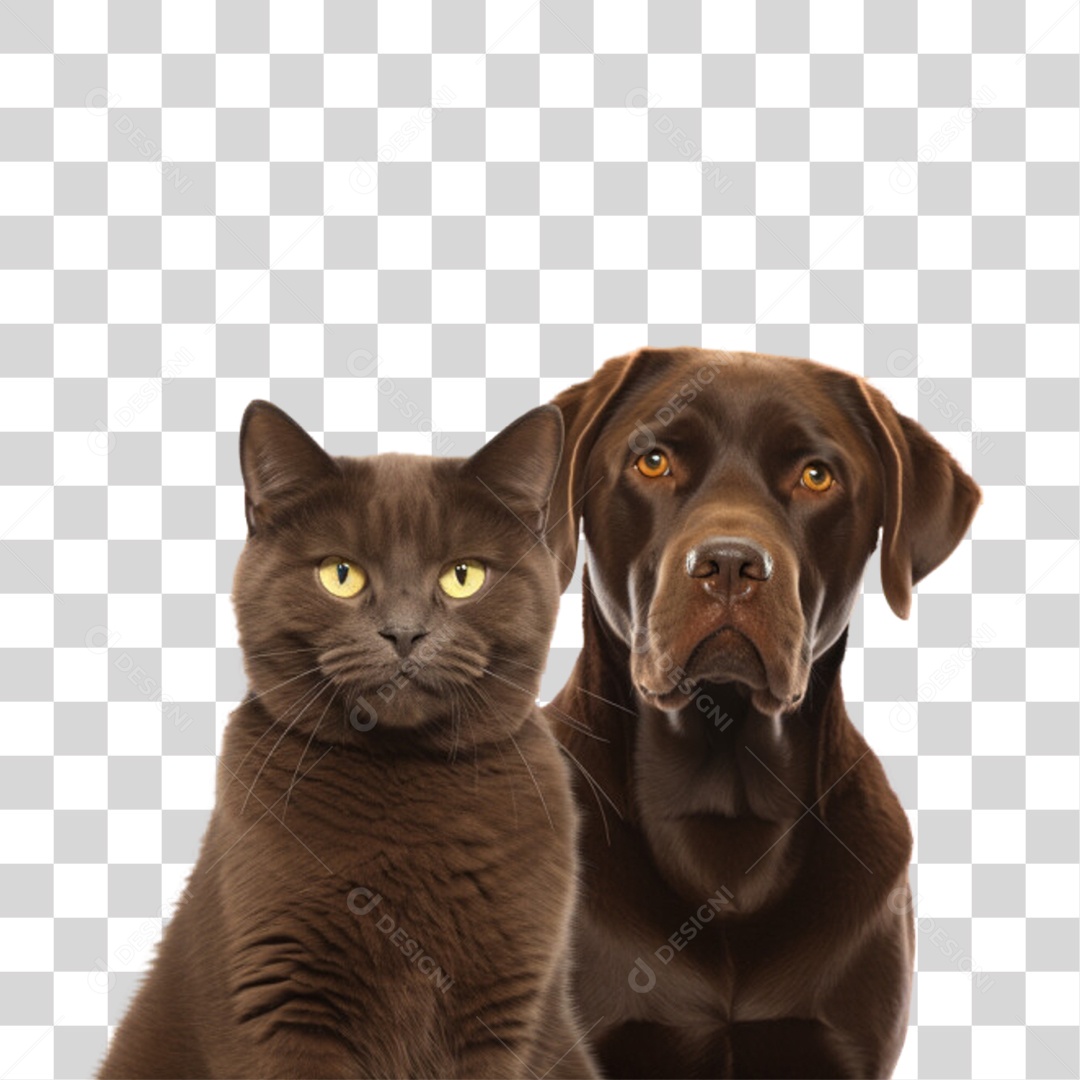 Pets Animal de Estimação Cão e Gato PNG Transparente