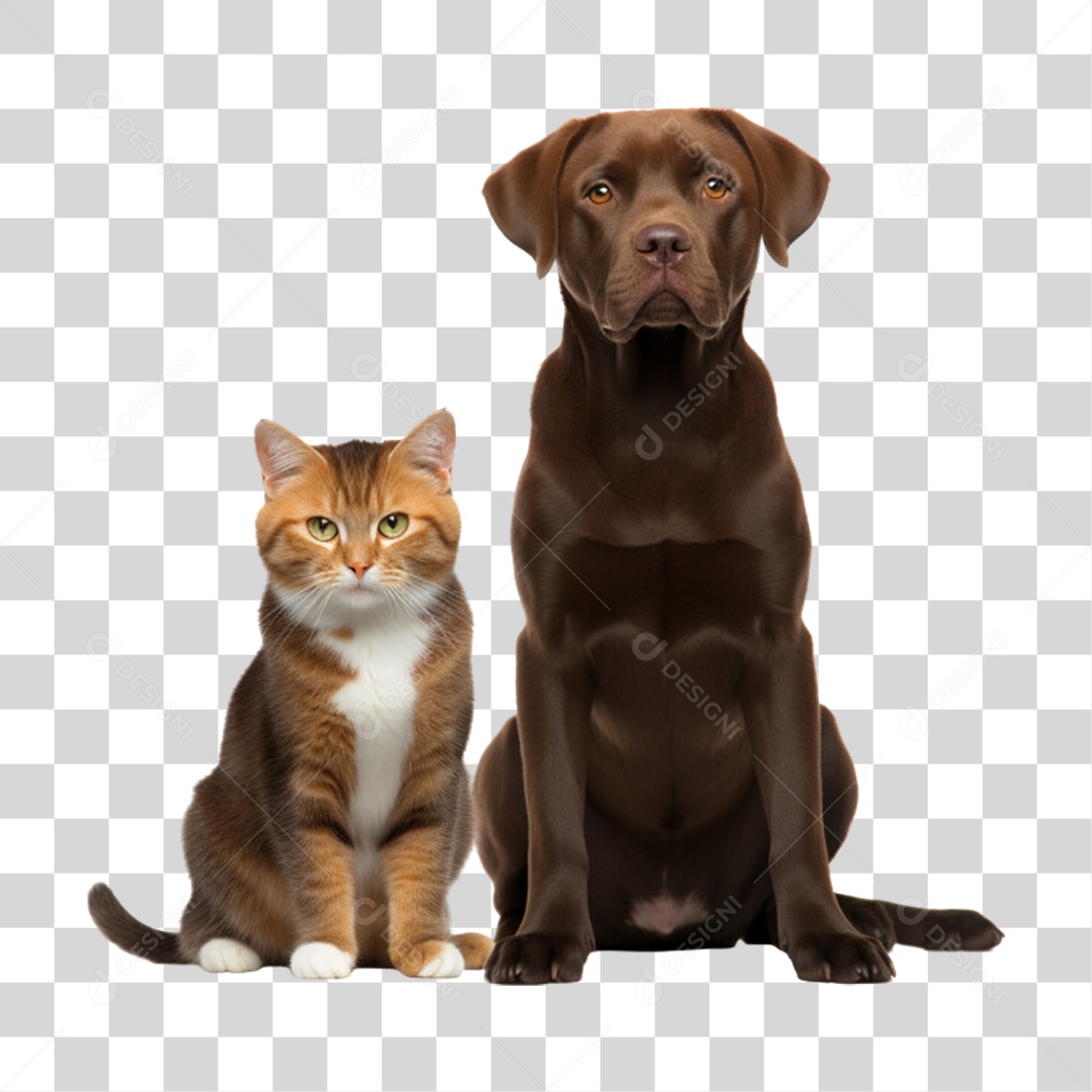 Pets Animal de Estimação Cão e Gato PNG Transparente