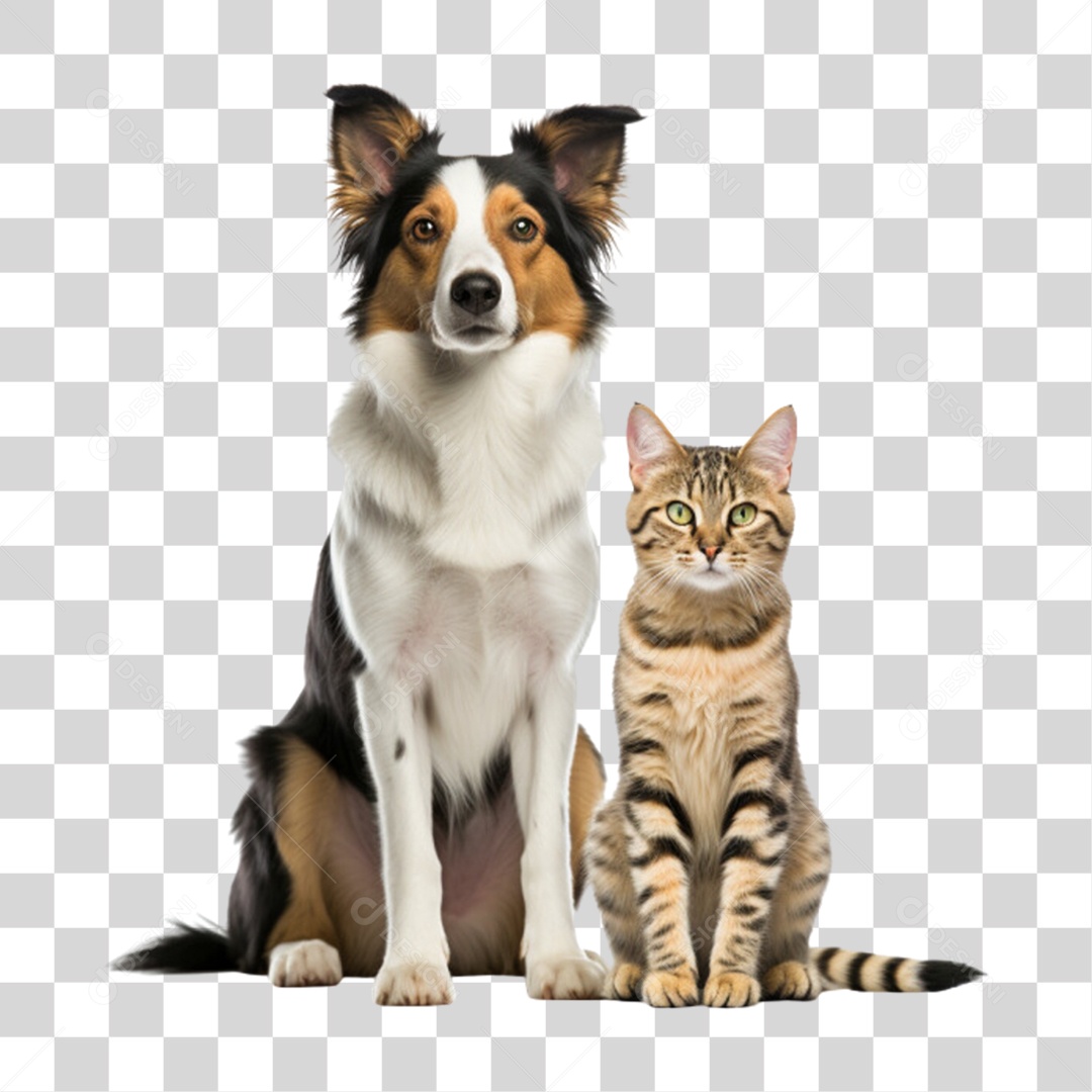 Pets Animal de Estimação Cão e Gato PNG Transparente