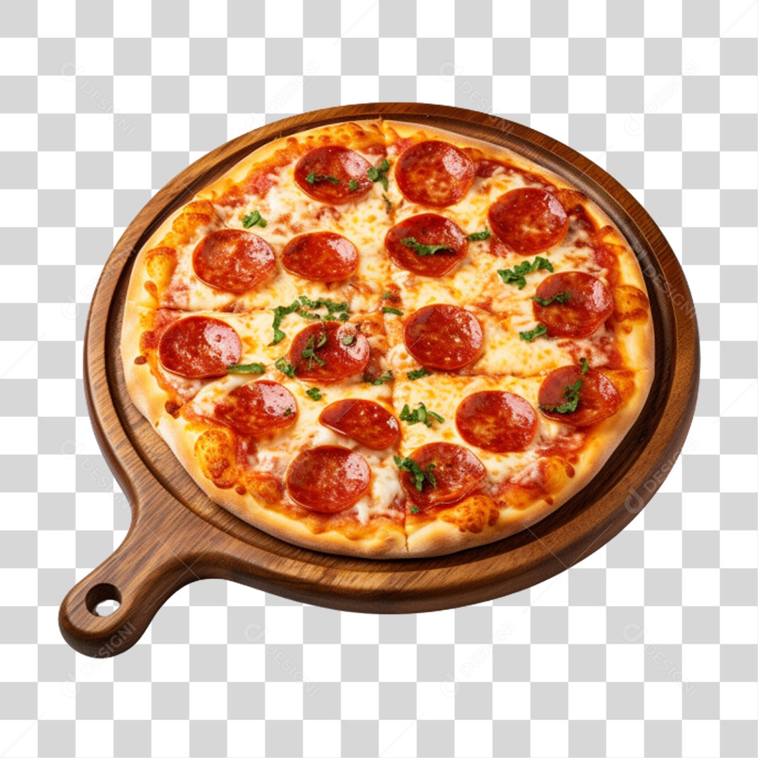 Pizza Vários Sabores PNG Transparente