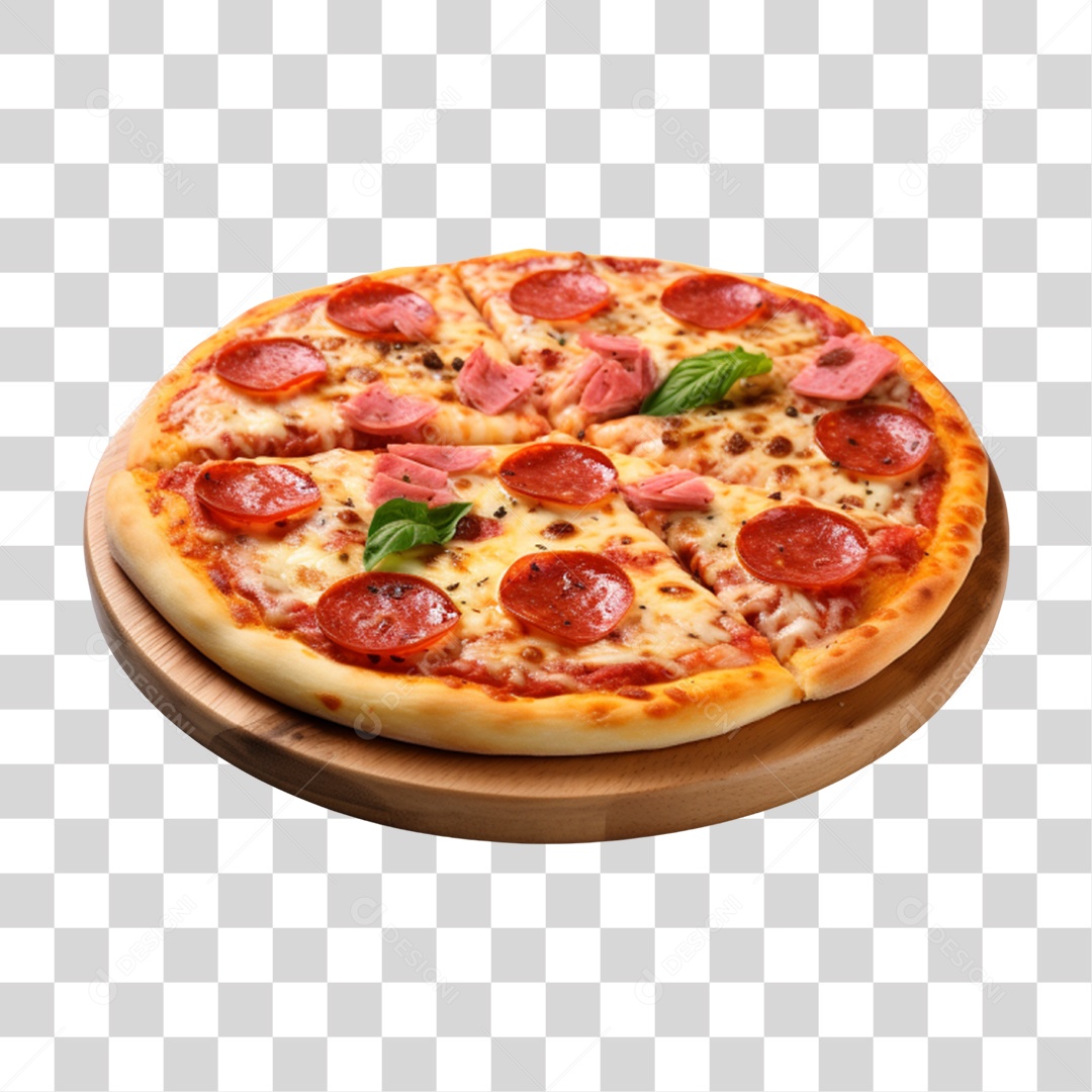 Pizza Vários Sabores PNG Transparente