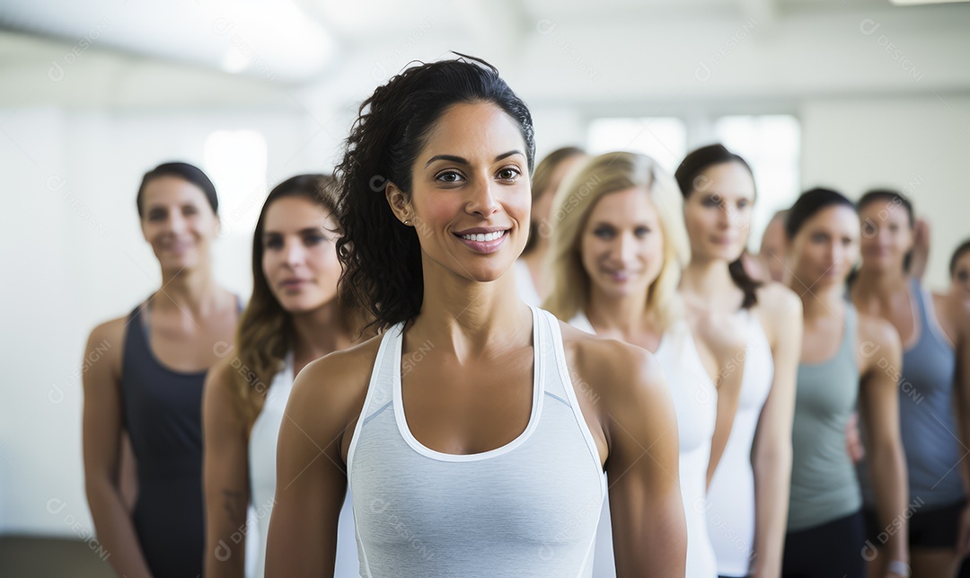 Pessoas jovens praticando musculação