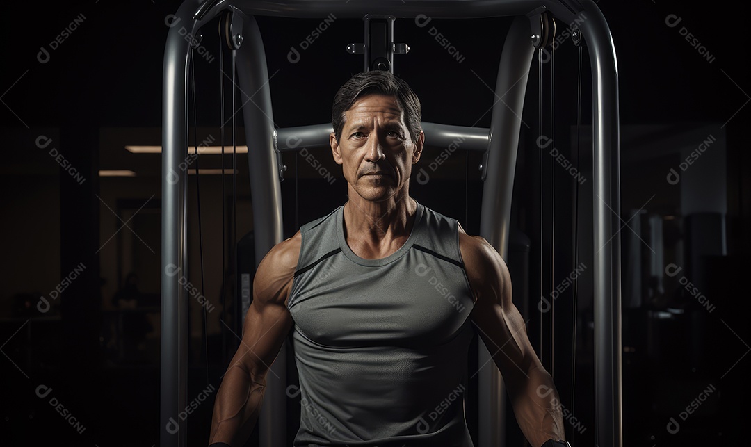 Pessoas jovens praticando musculação