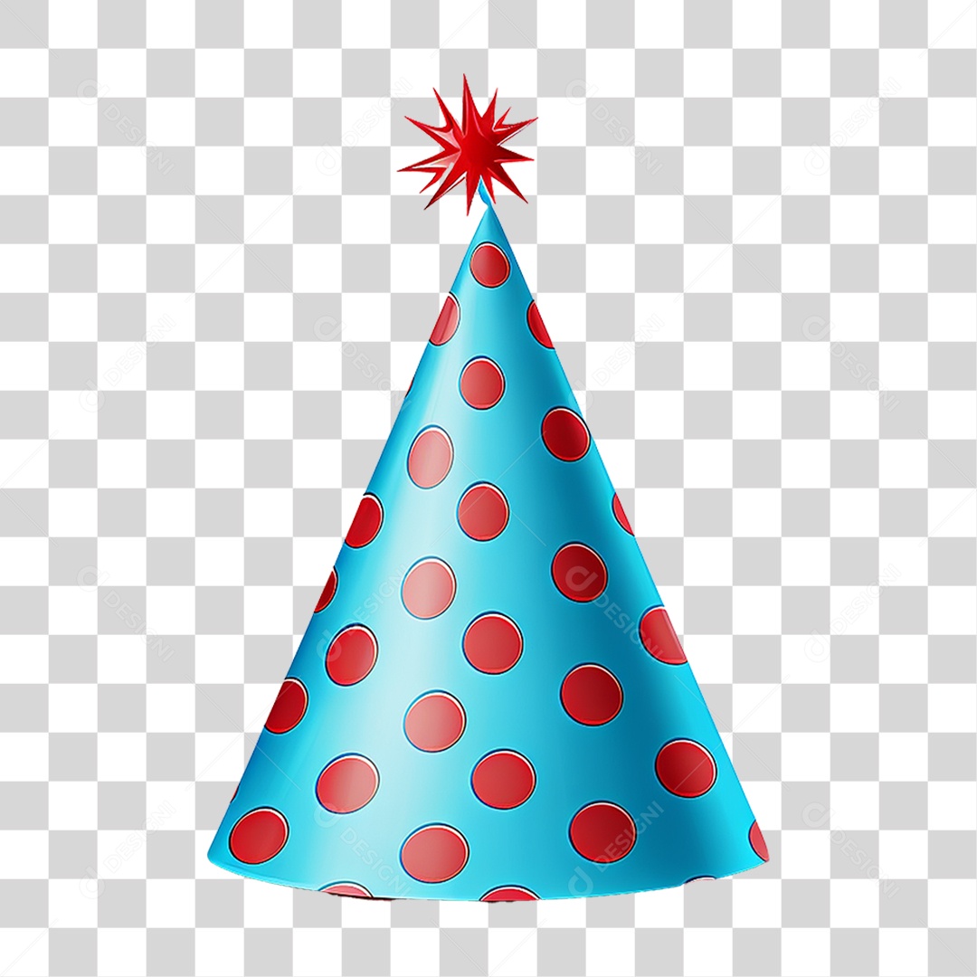 Chapéu de Aniversário Festas PNG Transparente