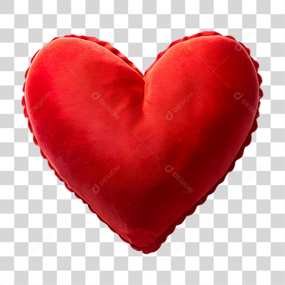 Coração de Espuma PNG Transparente