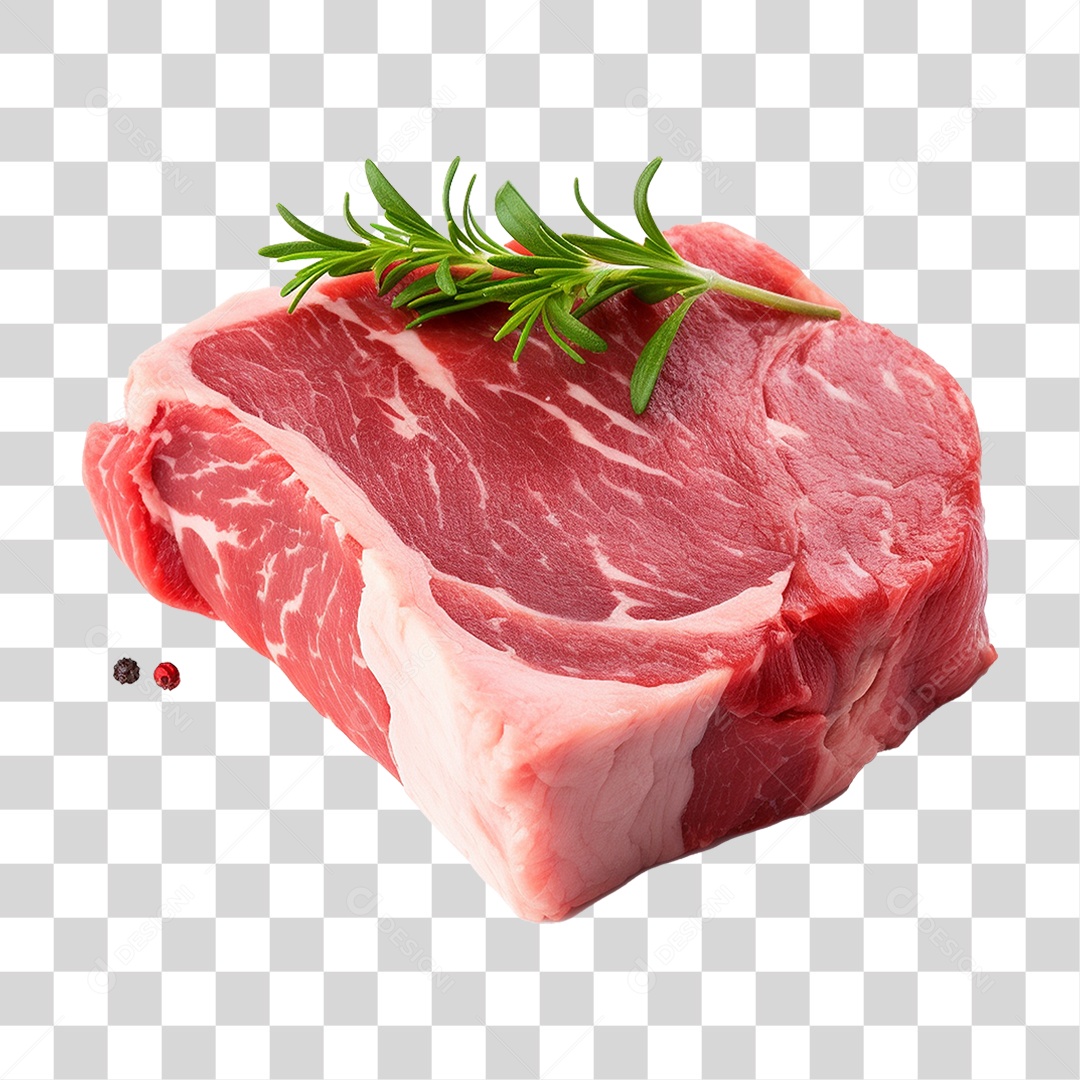 Pedaços de Carnes Cortadas PNG Transparente