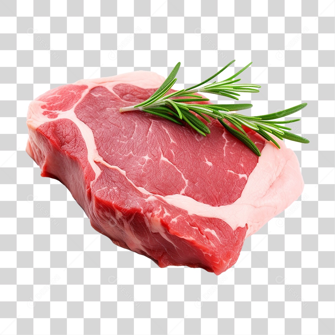 Pedaços de Carnes Cortadas PNG Transparente