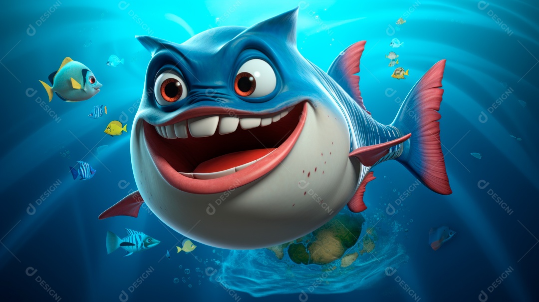 Dia Mundial do Atum, 2 de maio, estilo Desenho 3D.