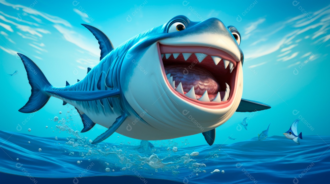 Dia Mundial do Atum, 2 de maio, estilo Desenho 3D.