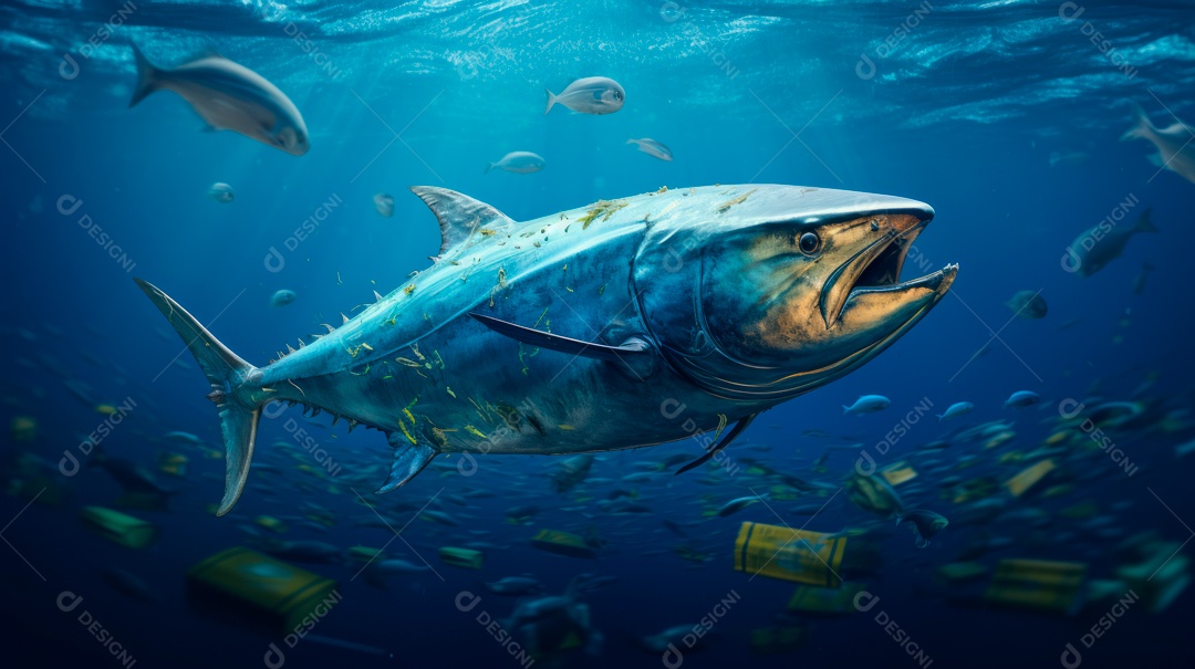 Dia Mundial do Atum, 2 de maio, estilo Desenho 3D.