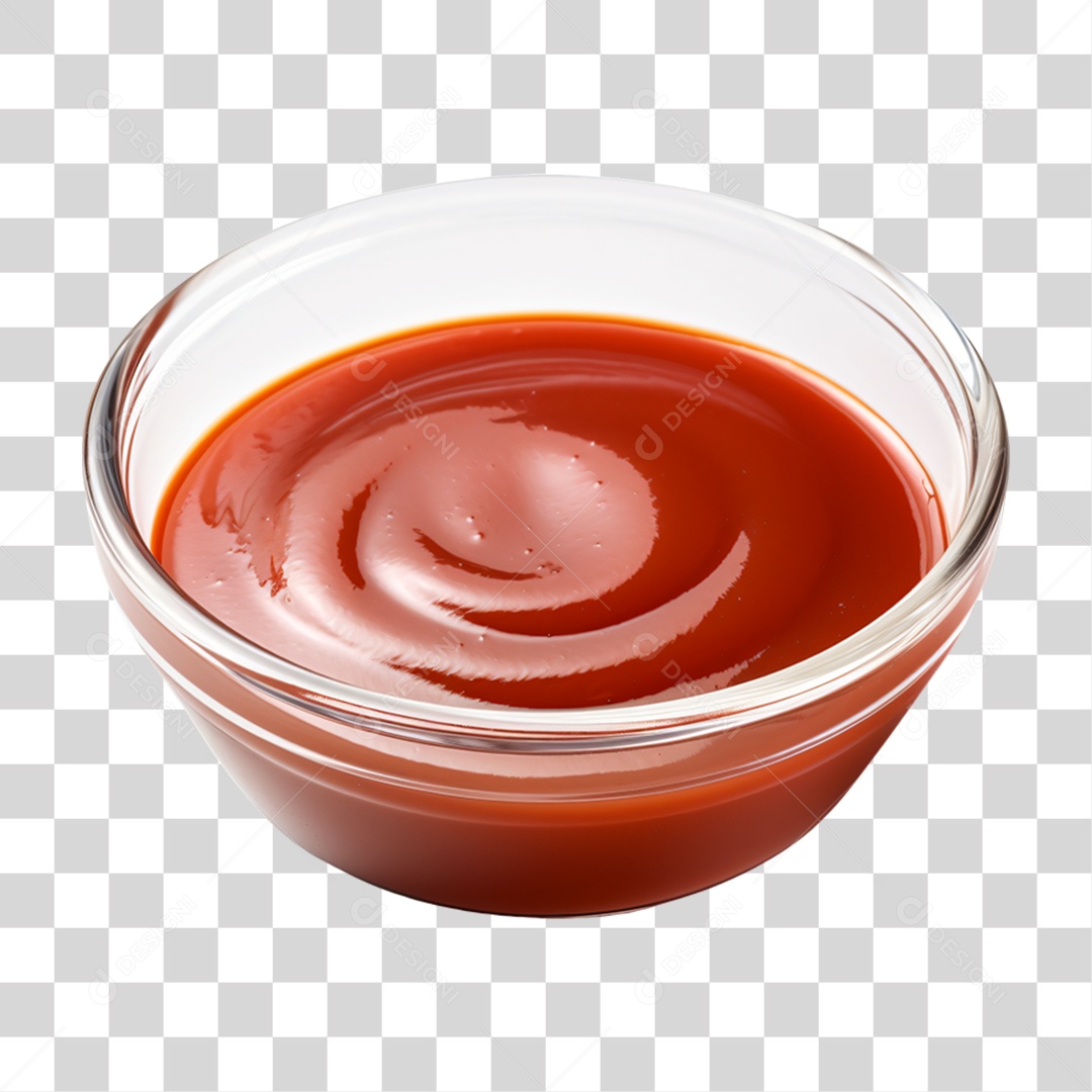 Molho em Tigela Ketchup PNG Transparente