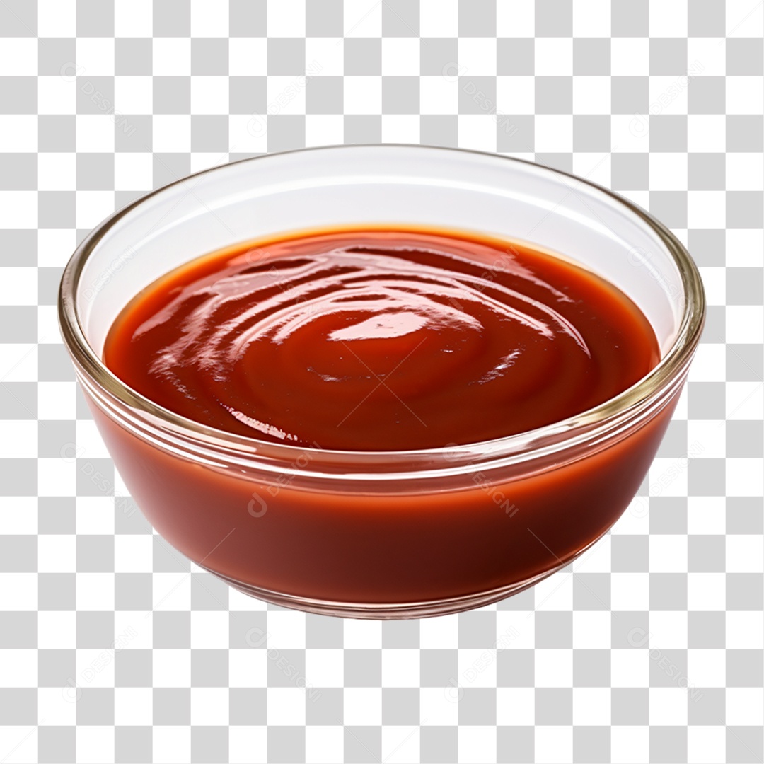 Molho em Tigela Ketchup PNG Transparente