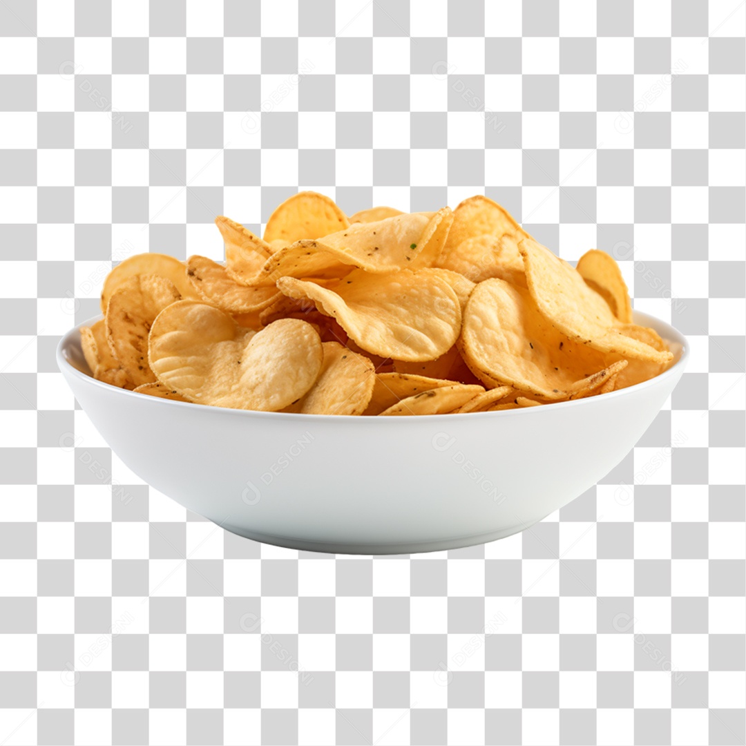 Porção de Batata Frita PNG Transparente
