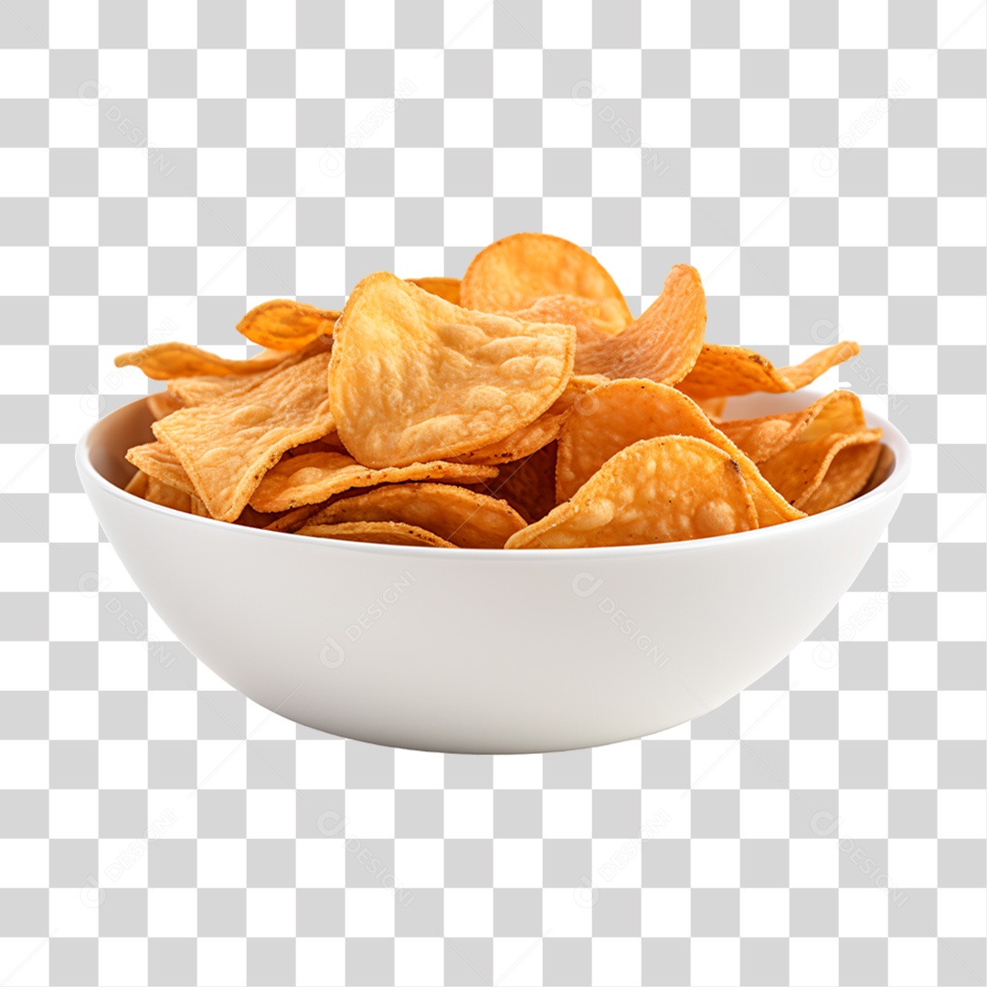 Porção de Batata Frita PNG Transparente