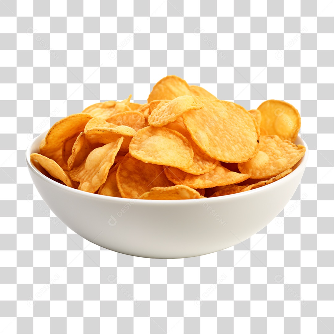 Porção de Batata Frita PNG Transparente
