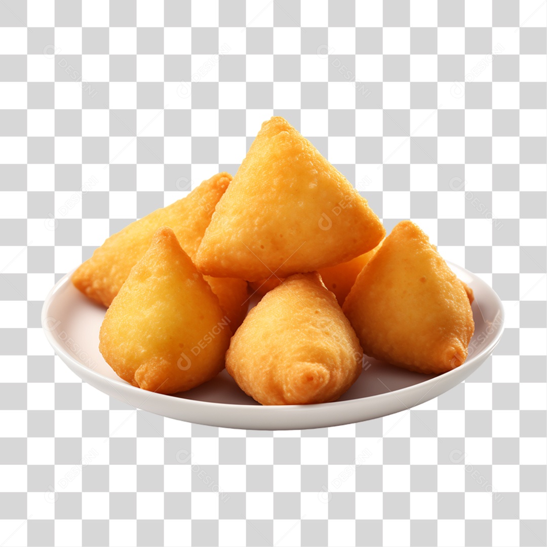 Salgados Fritos Lanches PNG Transparente