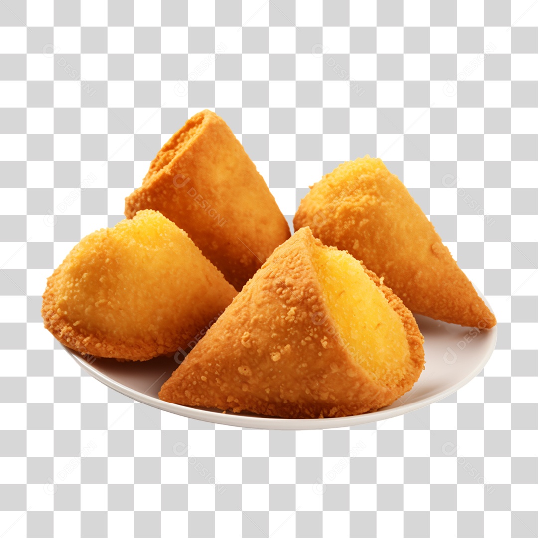 Salgados Fritos Lanches PNG Transparente