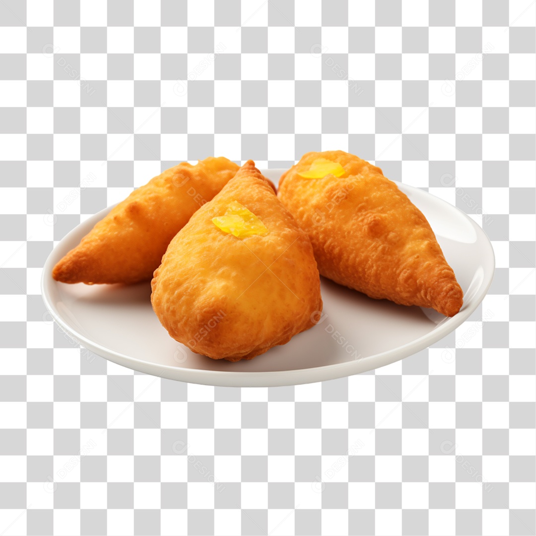 Salgados Fritos Lanches PNG Transparente