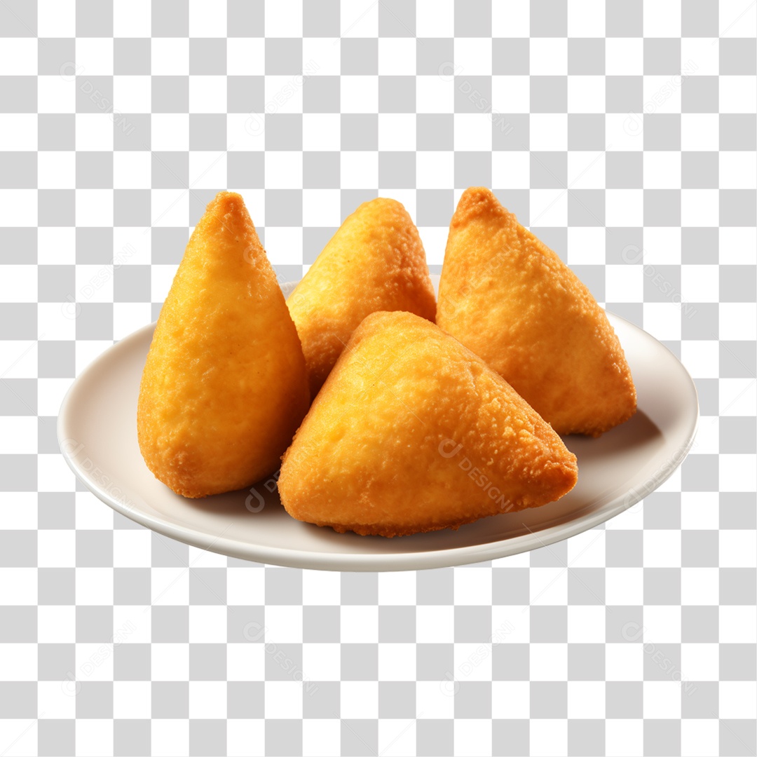 Salgados Fritos Lanches PNG Transparente