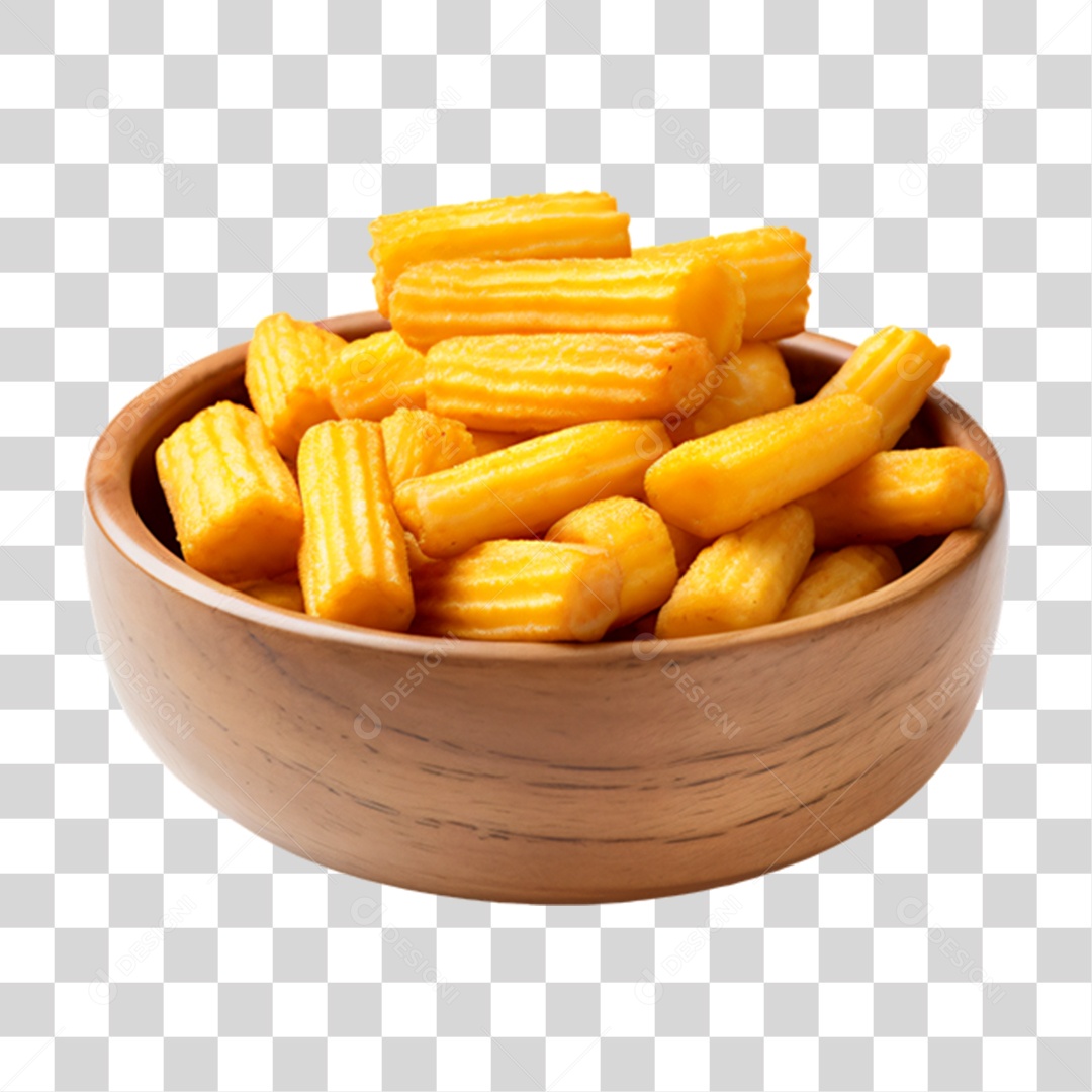 Porção de Batata Frita PNG Transparente