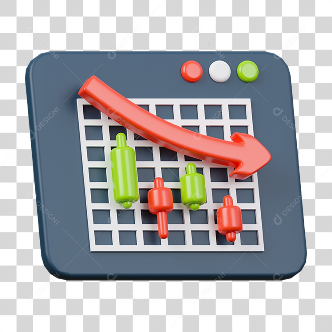 Gráficos Financeiros Investimentos PNG Transparente