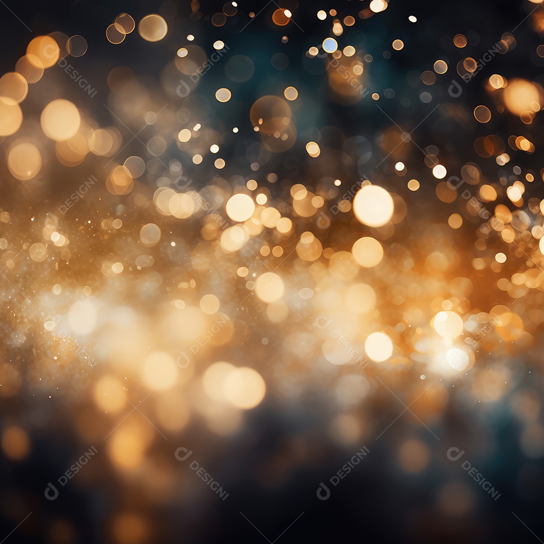 Fundo de bokeh dourado