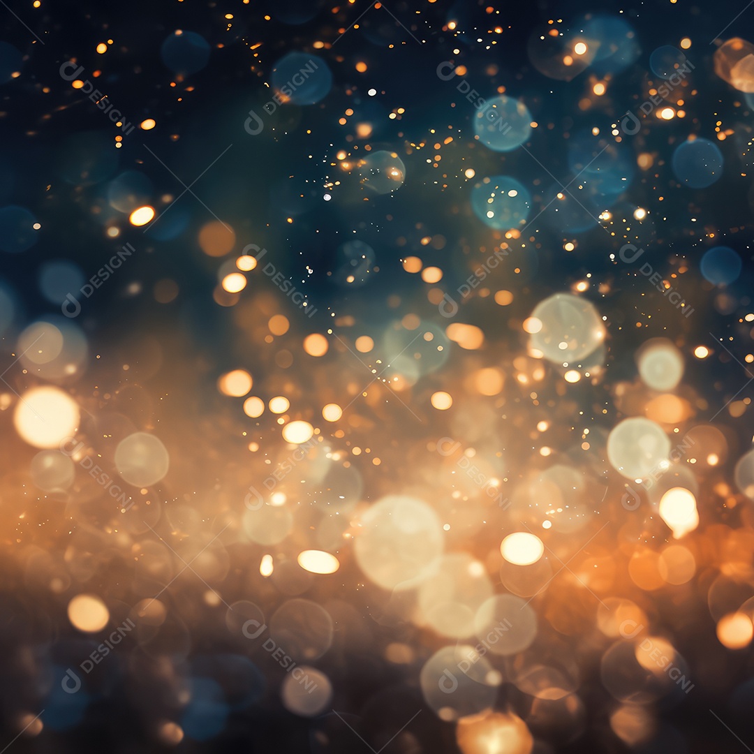 Fundo bokeh brilhante dourado