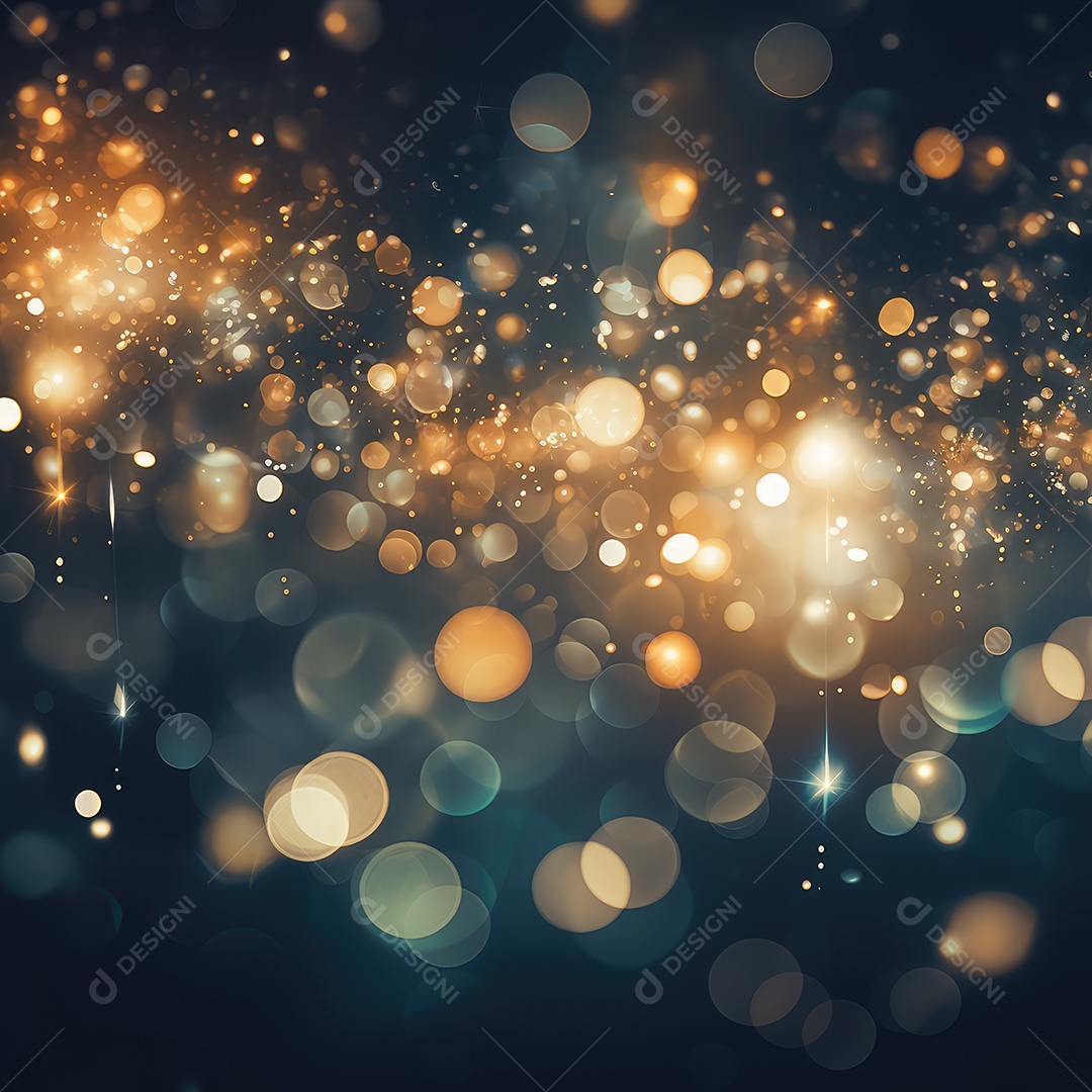 Fundo de bokeh dourado