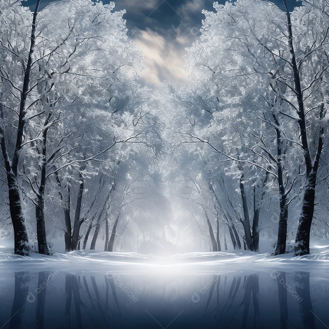 Um lindo fundo de inverno neve inverno cinza brilhante