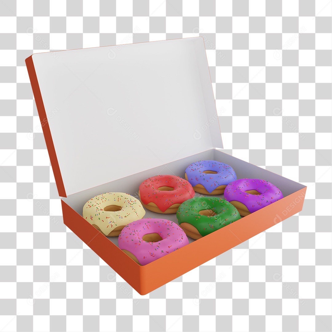 Rosquinhas Donuts Chocolates PNG Transparente