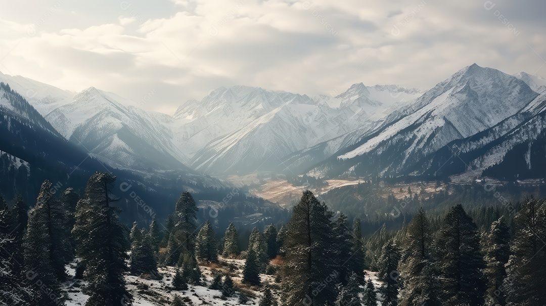 Imagens de inverno linda paisagem