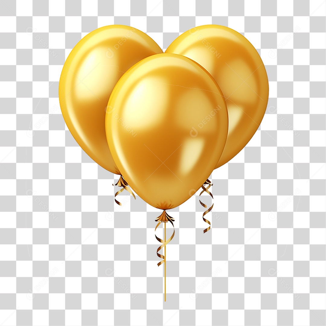 Balões Festas Enfeites Decorações PNG Transparente