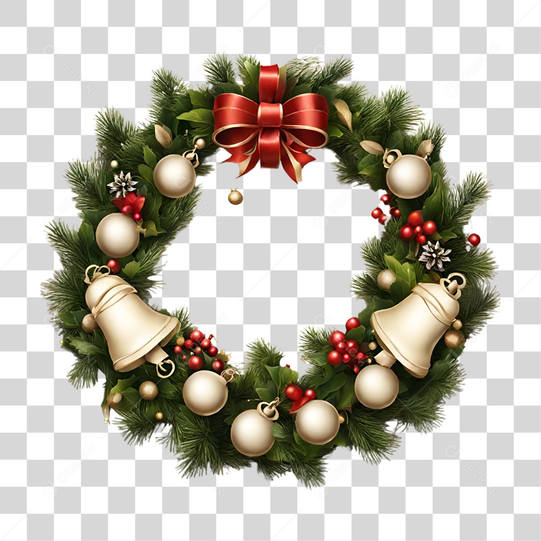 Guirlanda Natalina PNG Transparente