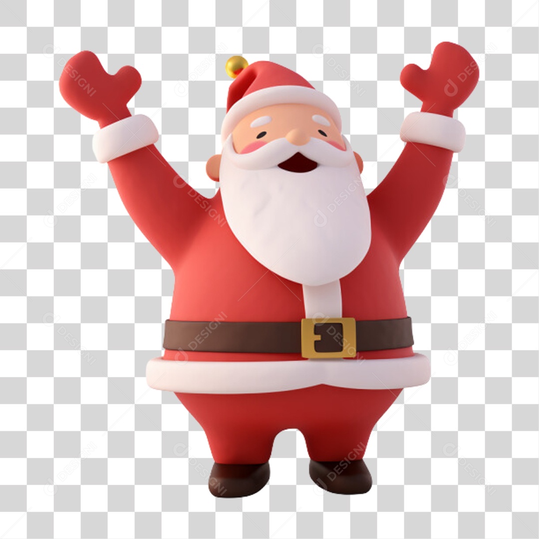 Boneco do Papai Noel PNG Transparente