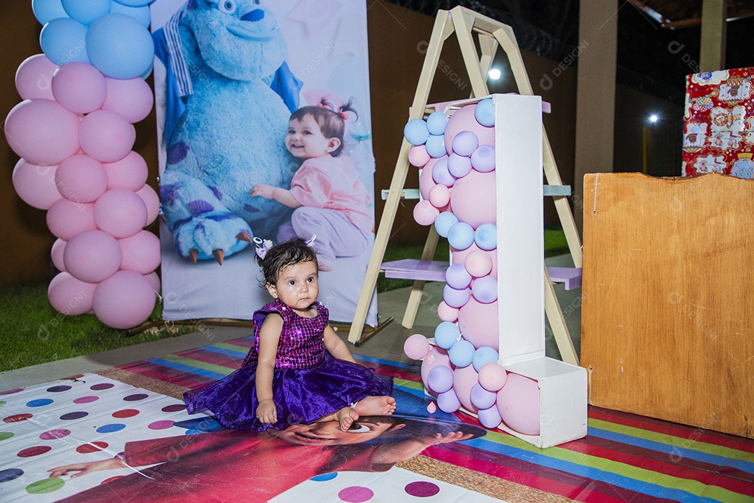 Linda decoração de aniversário infantil