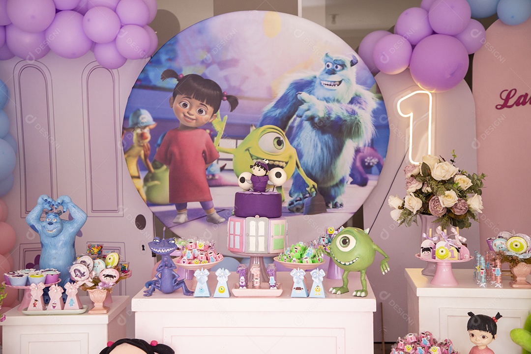 Linda decoração de aniversário infantil
