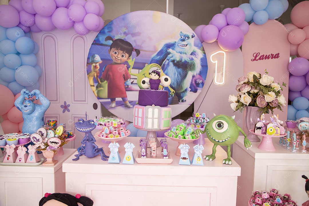 Linda decoração de aniversário infantil