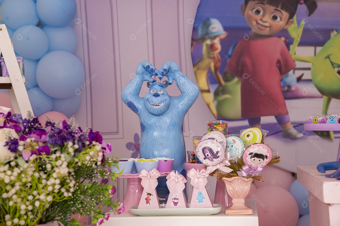 Linda decoração de aniversário infantil